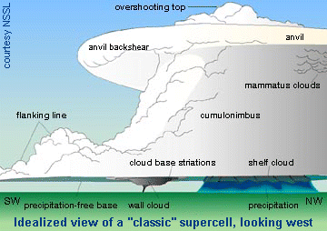 'Textbook' Supercell Schematic