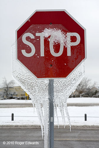 STOP: That's what the obedient sliding ice did!