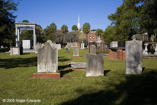 Colonial Park Cemetery - early 1800s gravestones