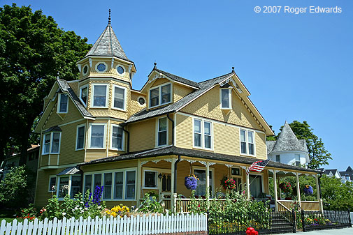 Victorian era house, Mackinac Island, Michigan
