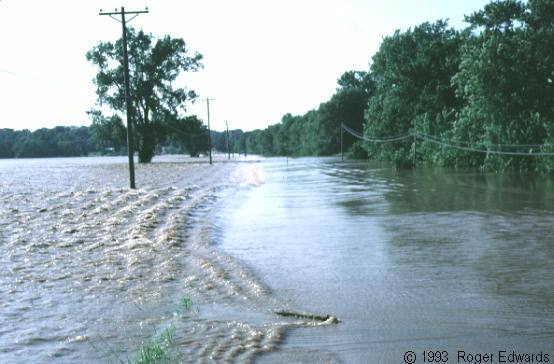 Flood near Farley, MO, July 1993.